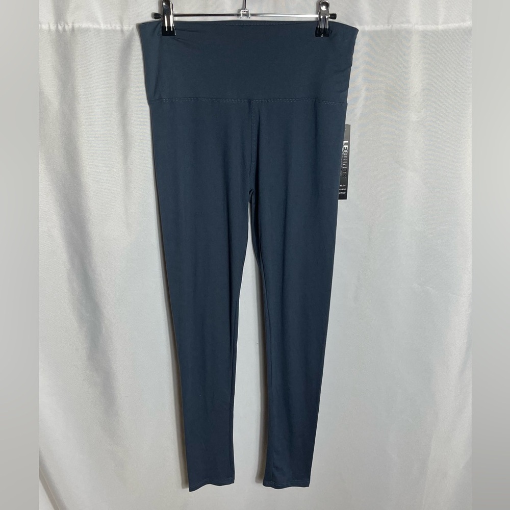 Leggings Depot Charcoal High Waist Leggings One Size Soft Stretch NWT